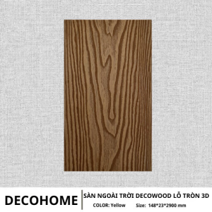 sàn gỗ ngoài trời vân 3D-3