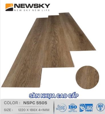 Sàn nhựa Newsky SPC 4mm NSPC 5505