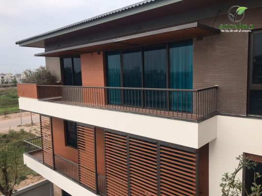 tấm ốp tường composite thực tế