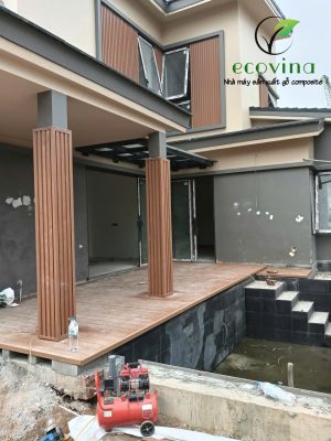 thi công tấm ốp composite